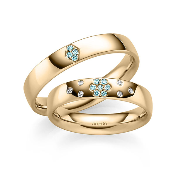 Trouwringen - Rosé goud - S-1361-3