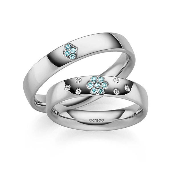 Trouwringen - Platina - S-1361-2