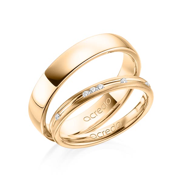 Trouwringen - Rosé goud - A-1368-6