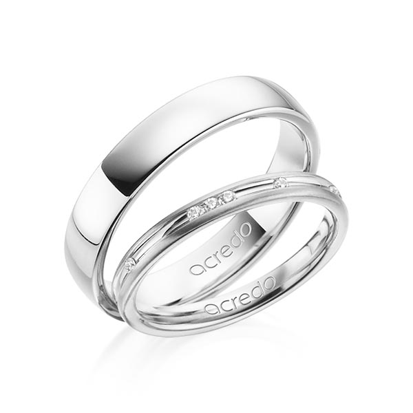 Trouwringen - Wit goud - A-1368-7