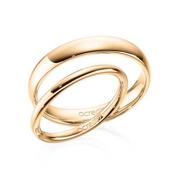 Trouwringen - Rosé goud - A-1373-3