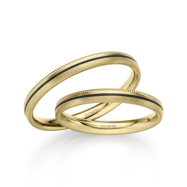 Trouwringen - Geel goud - S-1299-4