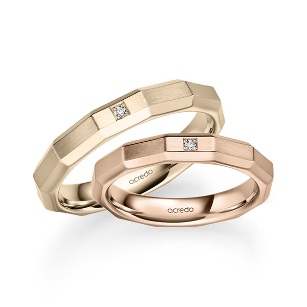 Trouwringen - Rood goud - A-2493-3