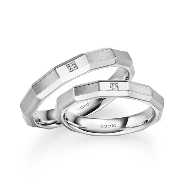Trouwringen - Wit goud - A-2493-35