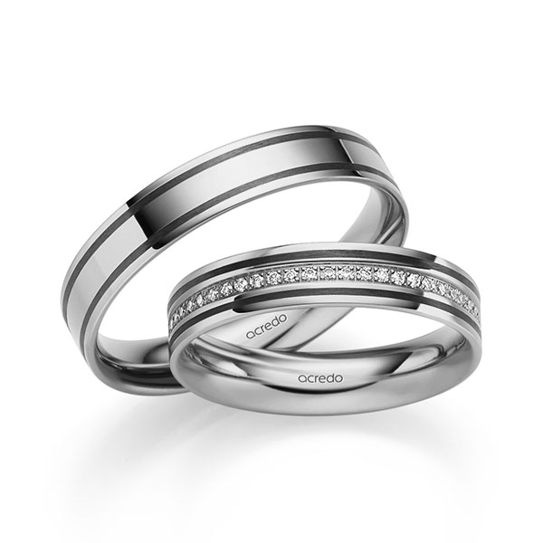 Trouwringen - Platina - S-1303-1