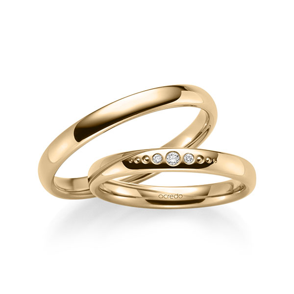 Trouwringen - Rosé goud - S-1248-7