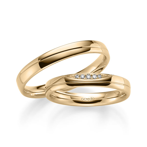Trouwringen - Rosé goud - S-1251-4