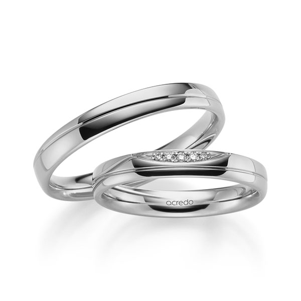 Trouwringen - Platina - S-1251-3