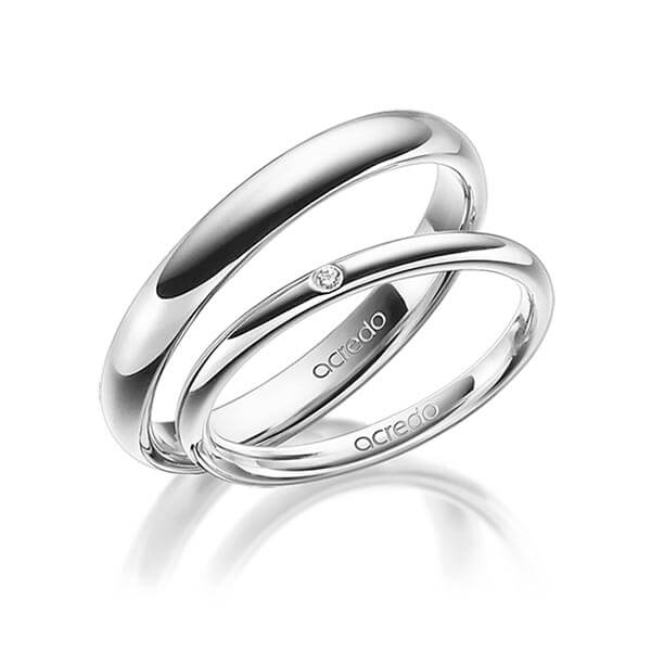 Trouwringen - Wit goud - A-1397-1