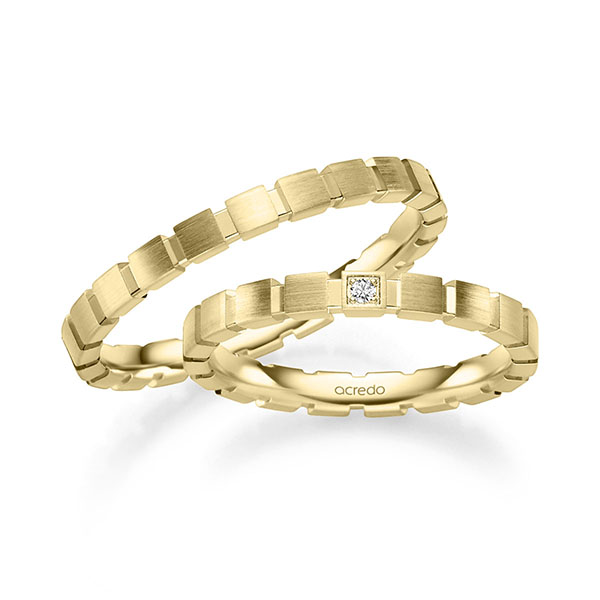 Trouwringen - Geel goud - A-2658-4