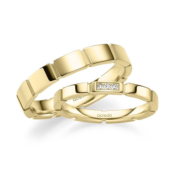 Trouwringen - Geel goud - A-2655-4