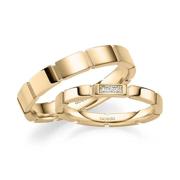 Trouwringen - Rosé goud - A-2655-3