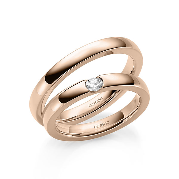 Trouwringen - Rood goud - A-2140-4