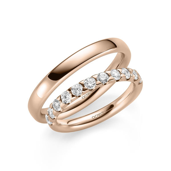 Trouwringen - Rood goud - A-2113-3