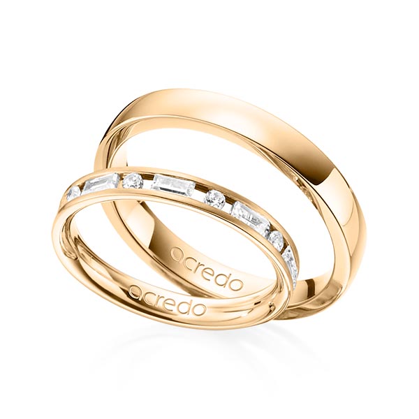 Trouwringen - Rosé goud - A-1377-3