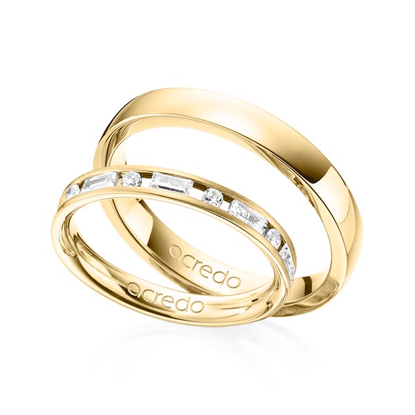 Trouwringen - Geel goud - A-1377-2