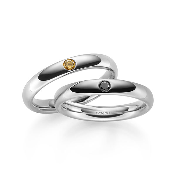 Trouwringen - Wit goud - A-2175-6