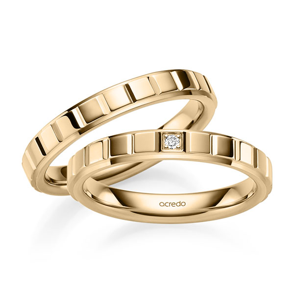 Trouwringen - Rosé goud - A-2566-3
