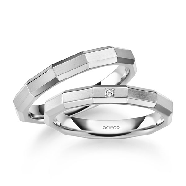 Trouwringen - Wit goud - A-2573-6