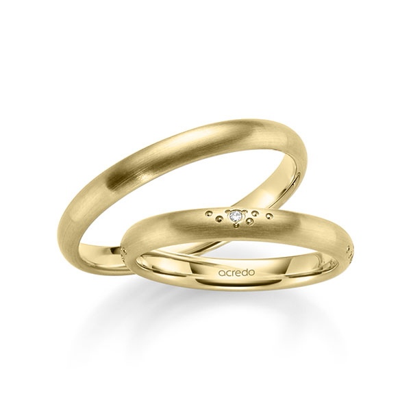 Trouwringen - Geel goud - S-1243-1