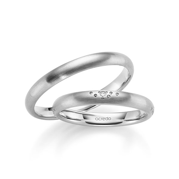 Trouwringen - Wit goud - S-1243-5