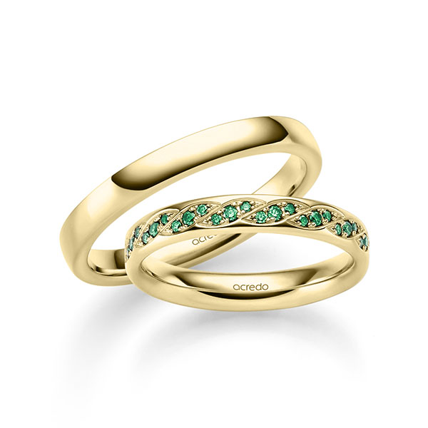 Trouwringen - Geel goud - A-2389-2