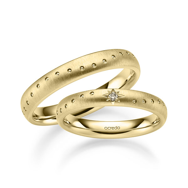Trouwringen - Geel goud - A-2675-4