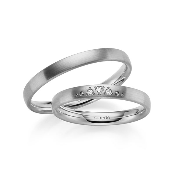 Trouwringen - Platina - S-1245-3