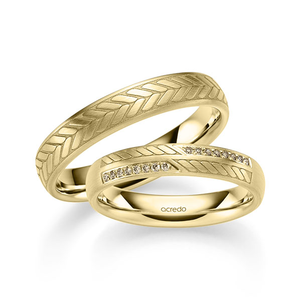 Trouwringen - Geel goud - A-2693-4