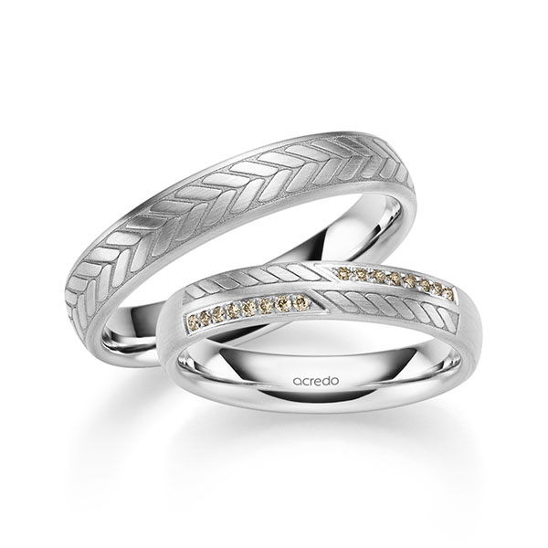 Trouwringen - Wit goud - A-2693-6