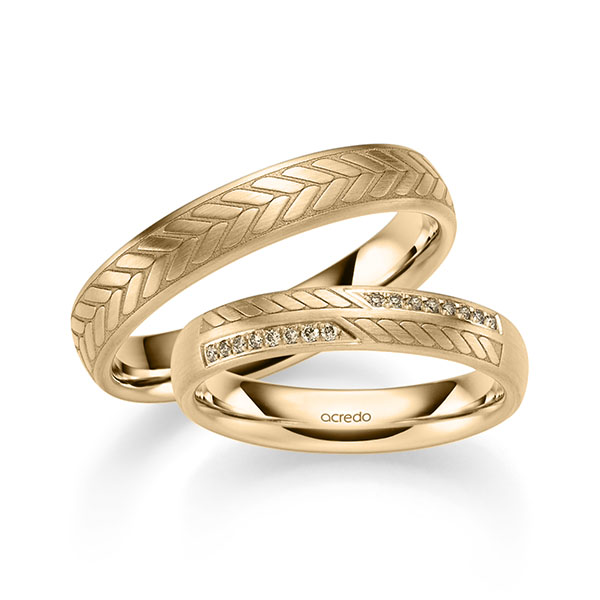 Trouwringen - Rosé goud - A-2693-3