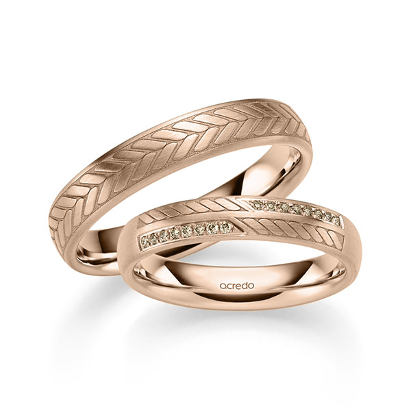 Trouwringen - Rood goud - A-2693-5