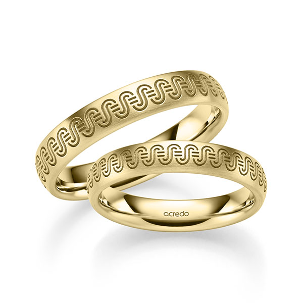 Trouwringen - Geel goud - A-2695-4
