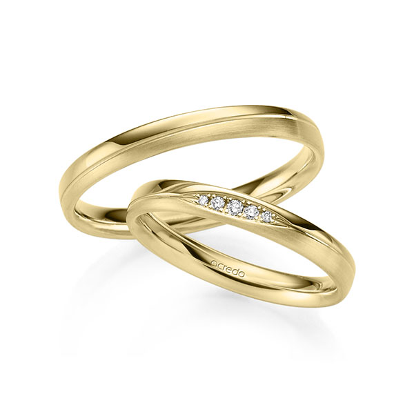 Trouwringen - Geel goud - S-1260-5