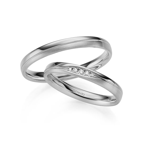 Trouwringen - Platina - S-1260-6