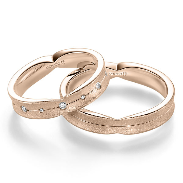 Trouwringen - Rood goud - A-2353-4