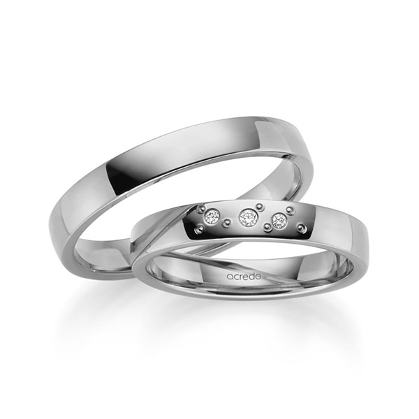 Trouwringen - Platina - S-1253-7