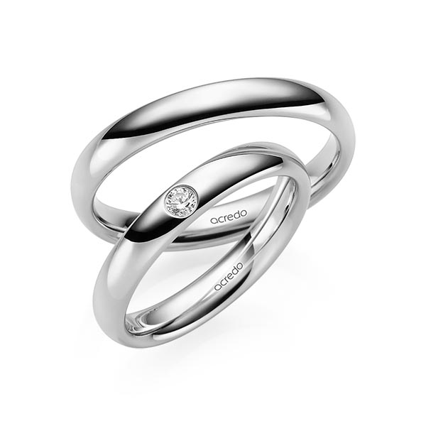 Trouwringen - Platina - S-1219-5