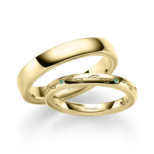 Trouwringen - Geel goud - A-2384-3