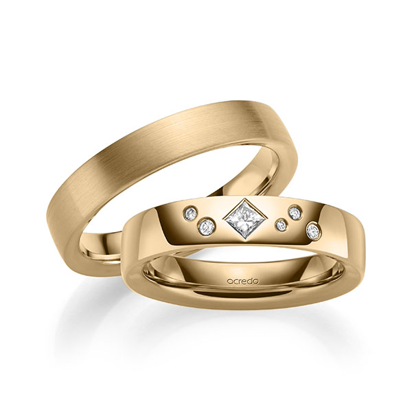 Trouwringen - Rosé goud - A-2133-8