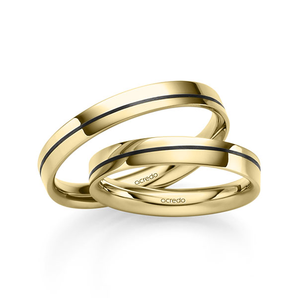 Trouwringen - Geel goud - S-1301-7