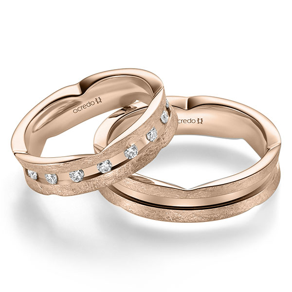Trouwringen - Rood goud - A-2354-6