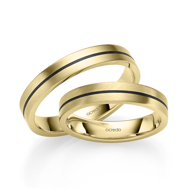 Trouwringen - Geel goud - S-1302-4