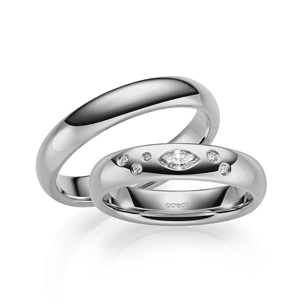 Trouwringen - Platina - A-2134-2