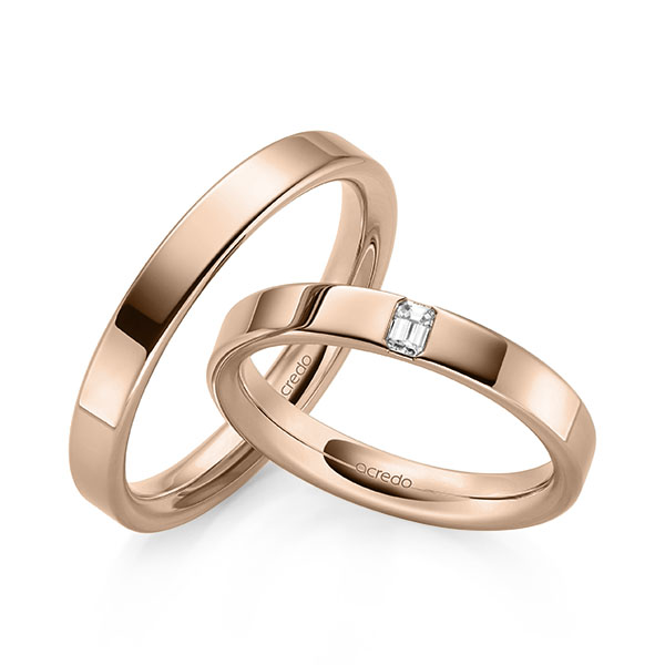 Trouwringen - Rood goud - A-2136-10