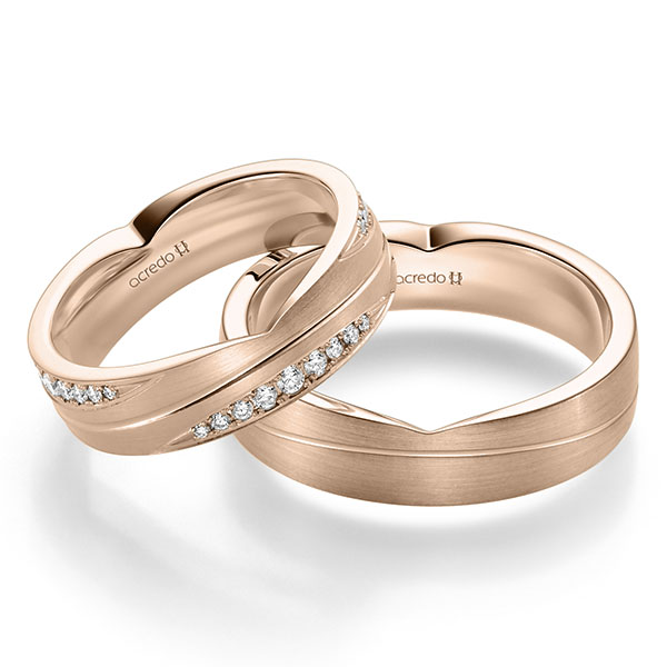 Trouwringen - Rood goud - A-2356-4