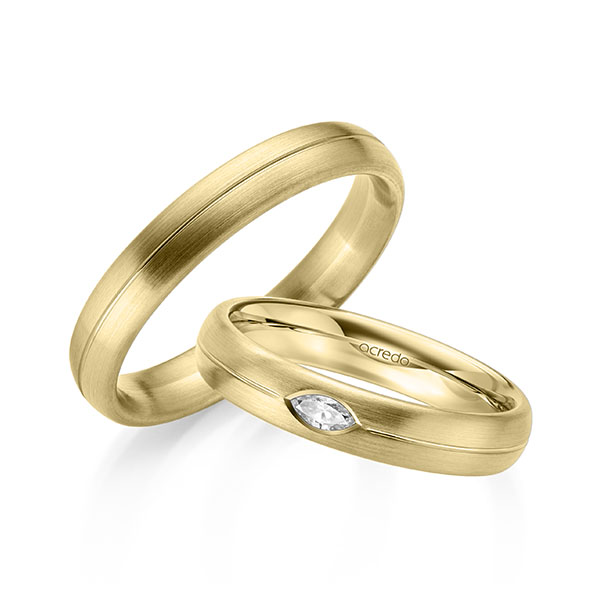 Trouwringen - Geel goud - A-2143-5