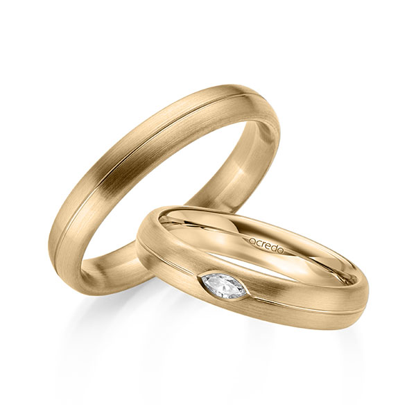 Trouwringen - Rosé goud - A-2143-6