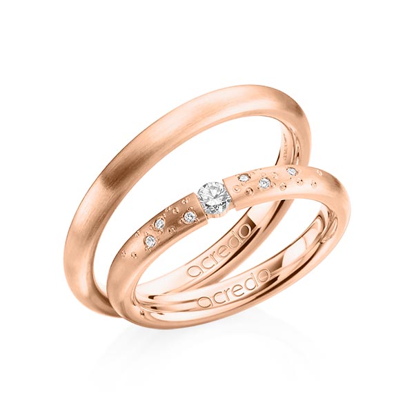 Trouwringen - Rood goud - A-1291-5