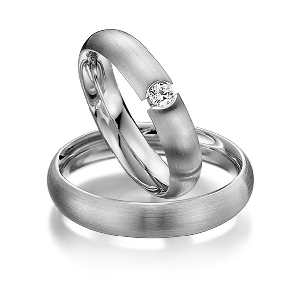 Trouwringen - Platina - S-1083-5